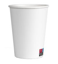 Beker 250ml 8oz wit karton, 1000st