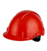 Veiligheidshelm 3M™ , Uvicator, pinlock, ventilatie, kunststof zweetband, rood, G3000CUV-RD