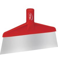 Vloerschraper Vikan RVS 2908 rood