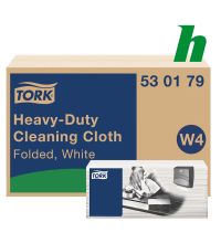 Reinigingsdoeken Tork Heavy-Duty Gevouwen Wit W4