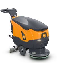 Schrobzuigmachine Taski ULTIMAXX 900 Single Disc Economy met accu's, meeneemschijf, schrobbporstel en 2 groene twister pads