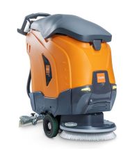 Schrobzuigmachine TASKI ULTIMAXX 1900 Single Disc Performance met accu's, meeneemschijf, borstel en 2 groene Twisterpads