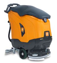 Schrobzuigmachine TASKI ULTIMAXX 1900 Double Disc Performance BMS 25A met accu, meeneemschijven, borstels en 2 groene Twisterpads