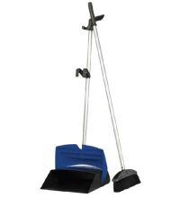 Stoffer en blik Vileda set blauw grijs