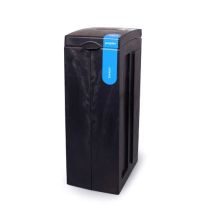 Afvalbak Bonton Original papier 70 ltr zwart/blauw