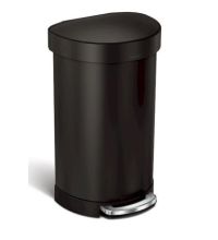 Pedaalemmer Eko Cube 40 liter mat rvs en glanzend zwart VB 926840