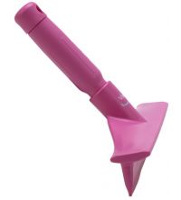 Handtrekker Vikan korte steel 7125 roze
