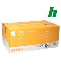 Handdoekpapier Satino HiCycle V-Vouw 25x23cm 2-lgs  PT3