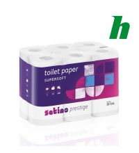 Toiletpapier Satino Prestige cellulose 2-lgs 200 vel helder wit MT1