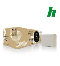 Toiletpapier BlackSatino recycled gevouwen 2-lgs 190 vel BT20