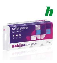 Toiletpapier Satino Prestige mix cellulose 3-lgs 250 vel helder wit MT1
