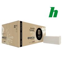 Handdoekpapier BlackSatino GreenGrow V-vouw 2-lgs 25x23cm wit PT30