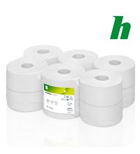 Toiletpapier Satino Comfort Mini Jumbo recycled 2-lgs 720 vel helder wit JT1