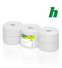 Toiletpapier Satino Comfort Jumbo recycled 2-lgs 380 mtr helder wit JT2