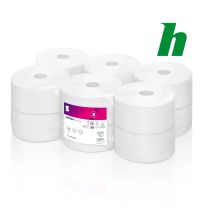 Toiletpapier Satino Prestige 2-lgs grote rollen van binnenuit afgerold CF2