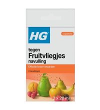 Fruitvliegjesval vloeistof HG navulling 2 x 20 ml
