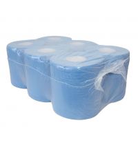 Handdoekrol Euro Midi blauw 2-laags 150 meter x 20 cm
