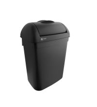 Hygienebox BlackSatino 8 liter kunststof zwart
