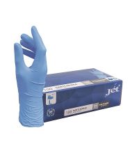 Handschoen Jet+ nitril blauw Cat III maat L
