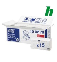 Handdoekpapier Tork Extra Soft Z-vouw 2-laags wit  H3