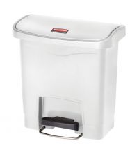 Pedaalemmer Rubbermaid Slim Jim Step-On 15 liter wit