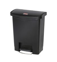 Pedaalemmer Rubbermaid Slim Jim Step-On 30 liter zwart