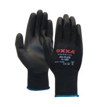 Handschoen Oxxa PU-Flex zwart maat XL