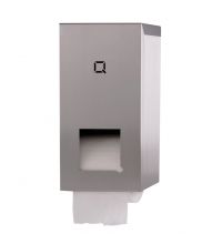 Toiletpapierdispenser Qbic-line RVS mat geslepen QTR2 SSL