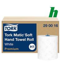 Handdoekrol Tork Matic Soft 100 meter x 19 cm 2-laags wit H1