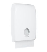 Handdoekdispenser KC Aquarius wit multifold gevouwen
