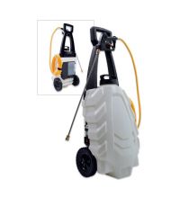 Elektrische sprayer Samourai 30 liter op wielen incl. 2 batterijen