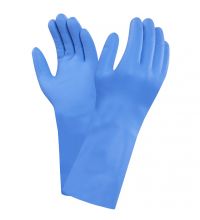 Handschoen Ansell Versatouch nitrile blauw 37-105 maat 8.5