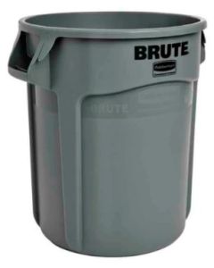 Afvalcontainer Rubbermaid Brute 75,7 ltr kleur grijs