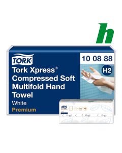 Handdoekpapier Tork Xpress® Gecomprimeerde Zachte Multifold Premium 2-lgs