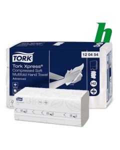 Handdoekpapier Tork Xpress® Gecomprimeerde Zachte Multifold Advanced 2-lgs