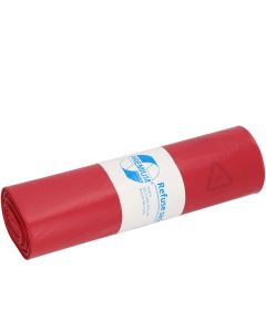 Afvalzakken PREMIUM LDPE 57,55x100 cm type 60 rood (70ltr)