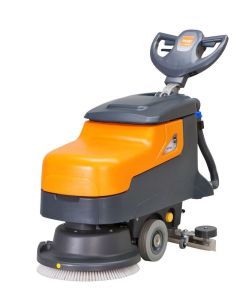 Schrobzuigmachine Taski Swingo 455 B BMS met accu's, borstel, meeneemschijf en 2 groene pads