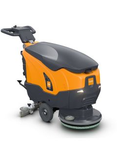 Schrobzuigmachine Taski ULTIMAXX 900 Single Disc Economy met accu's, meeneemschijf, schrobbporstel en 2 groene twister pads