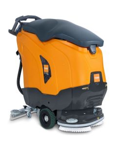 Schrobzuigmachine TASKI ULTIMAXX 1900 Double Disc Performance BMS 25A met accu, meeneemschijven, borstels en 2 groene Twisterpads