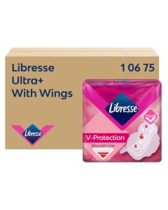 Maandverband Libresse Ultra+ Regular met vleugels Tork dispenser vulling