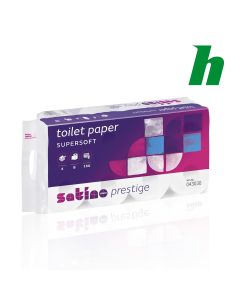 Toiletpapier Satino Prestige mix-cellulose 4-lgs 150 vel helder wit MT1