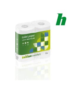 Toiletpapier Satino Comfort recycled 2-lgs 200 vel hoogwit MT1