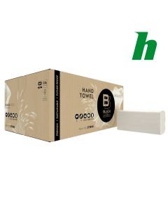 Handdoekpapier BlackSatino GreenGrow V-vouw 2-lgs 25x23cm wit PT30