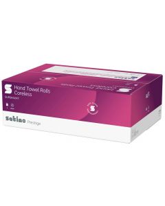 Handdoekrol Satino Prestige celulose Centerfeed cellulose 1-lgs 270 mtr wit CF1