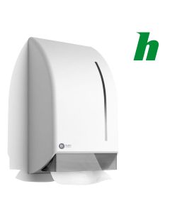 Handdoekdispenser BlackSatino V-vouw kunststof wit PT30