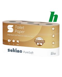 Toiletpapier Satino PureSoft 2-lgs 600 vel soft beige MT1