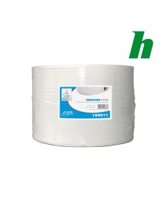 Industrierol Euro 1-laags 460 m x 25 cm 100% cellulose