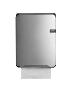 Handdoekdispenser Euro Silver Quartz multifold/c-fold zilver