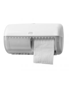 Toiletpapierdispenser Tork Duo Elevation Line T4 wit