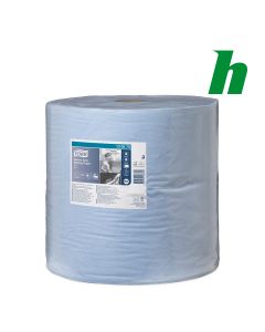 Poetspapierrol Tork Heavy Duty Paper Roll Blue 2-lgs W1